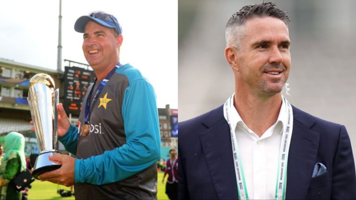 Mickey Arthur and Kevin Pietersen.