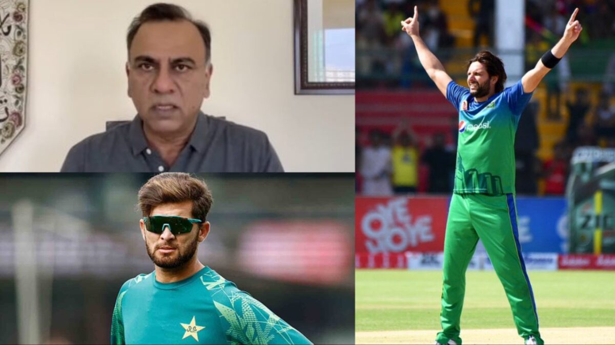 Basit Ali, Shaheen Afridi, and Shahid Afridi.