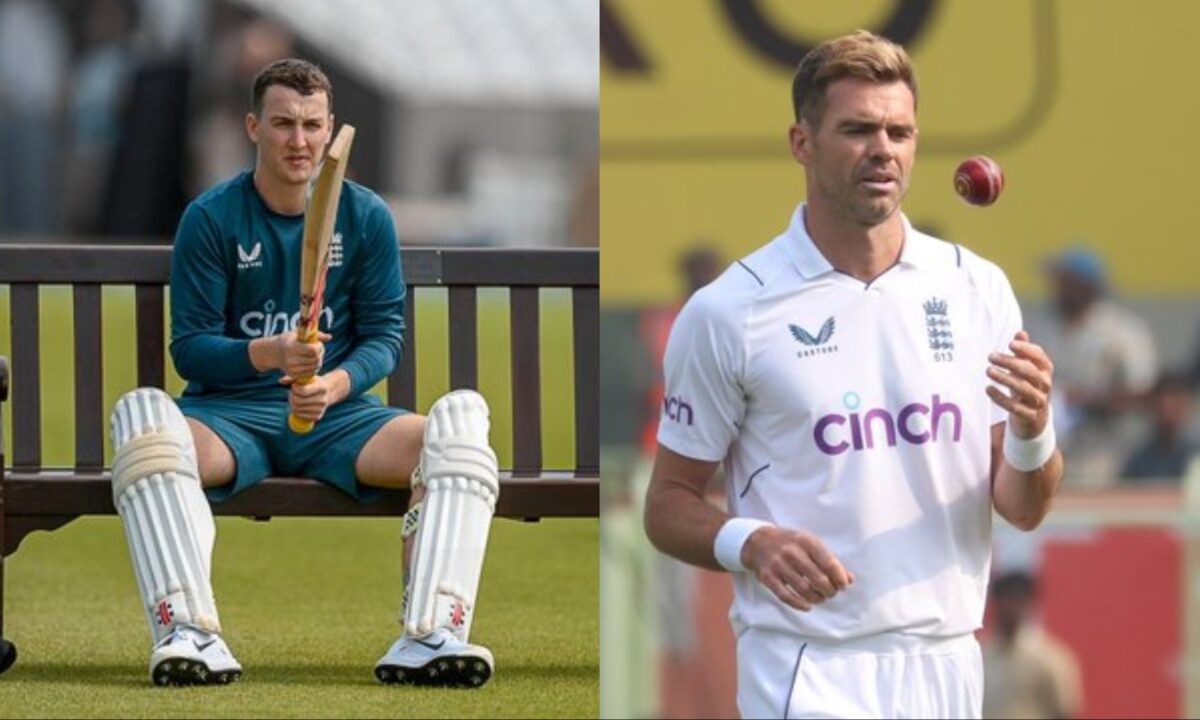 Harry Brook and James Anderson.