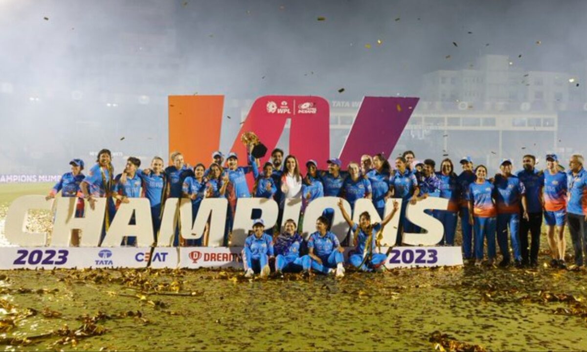 Inaugural WPL champions- Mumbai Indians Women (MIW).