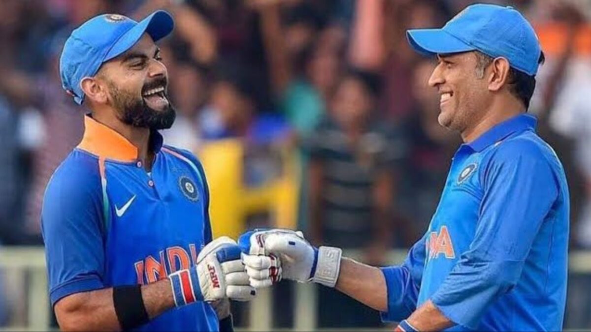 Virat Kohli and MS Dhoni.