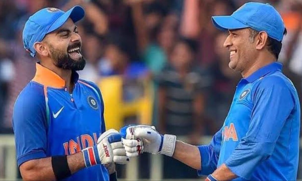 Virat Kohli and MS Dhoni.