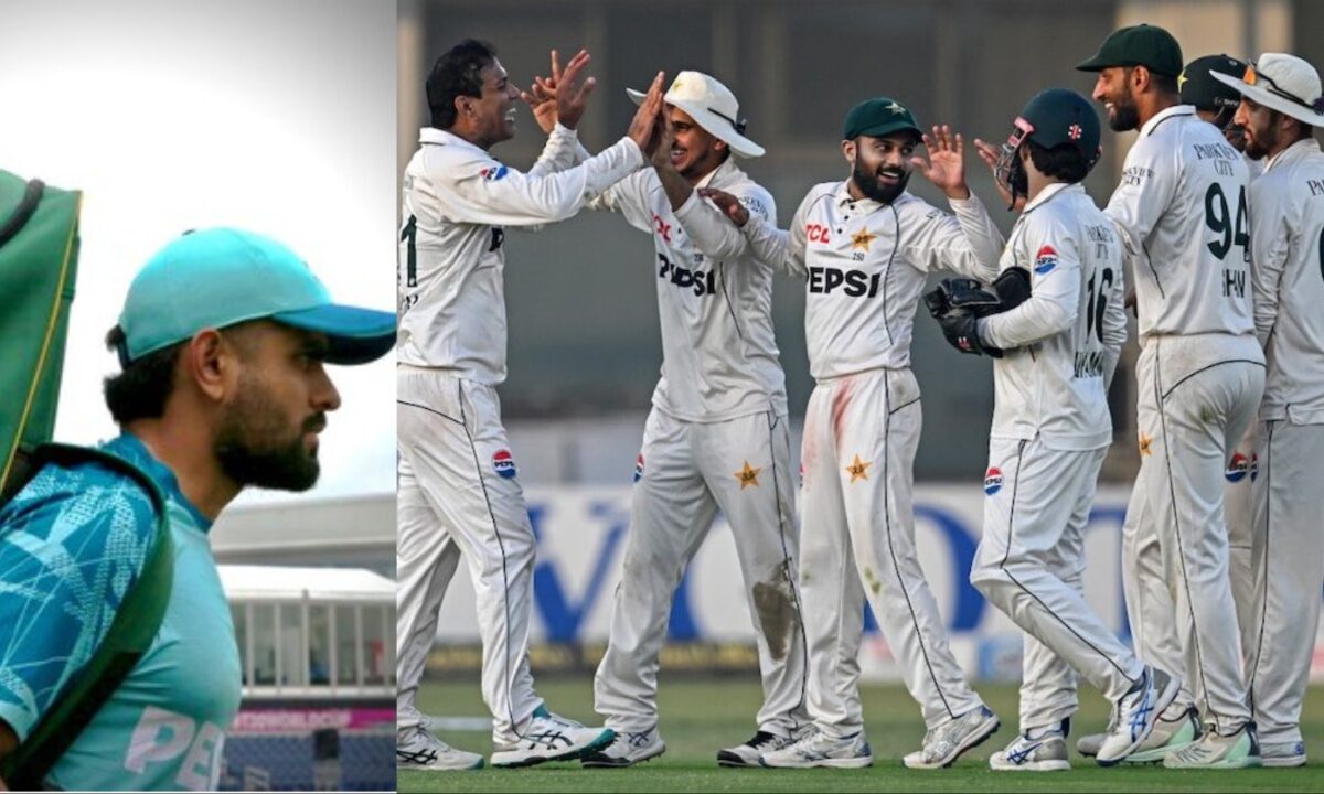 Pakistan Test side and Babar Azam.