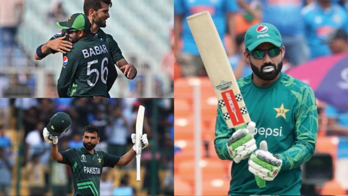 Babar Azam, Shaheen Afridi, Mohammad Rizwan and Fakhar Zaman of Pakistan.