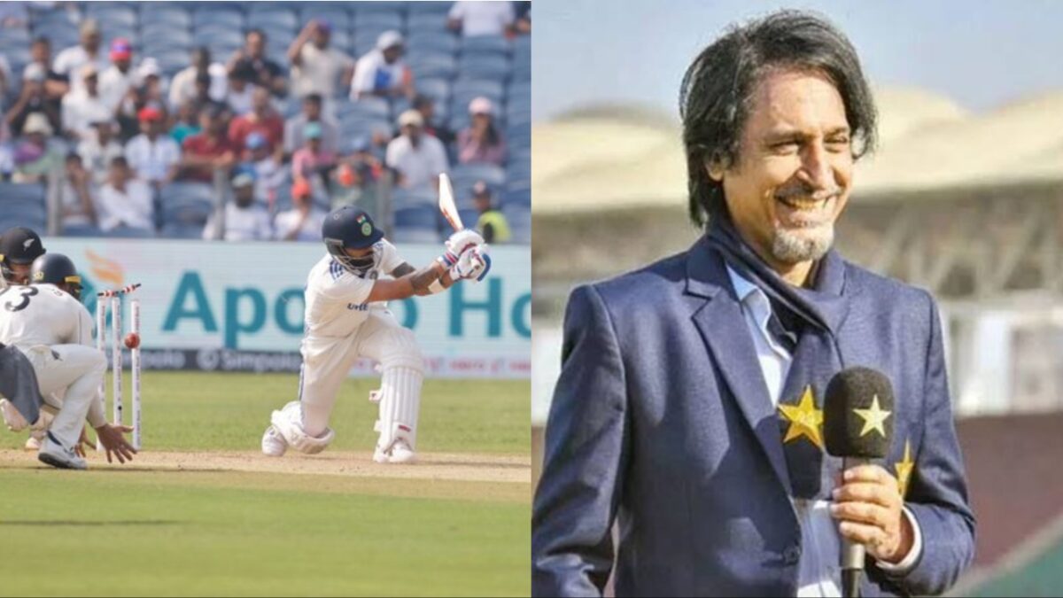 Virat Kohli of India and Ramiz Raja.