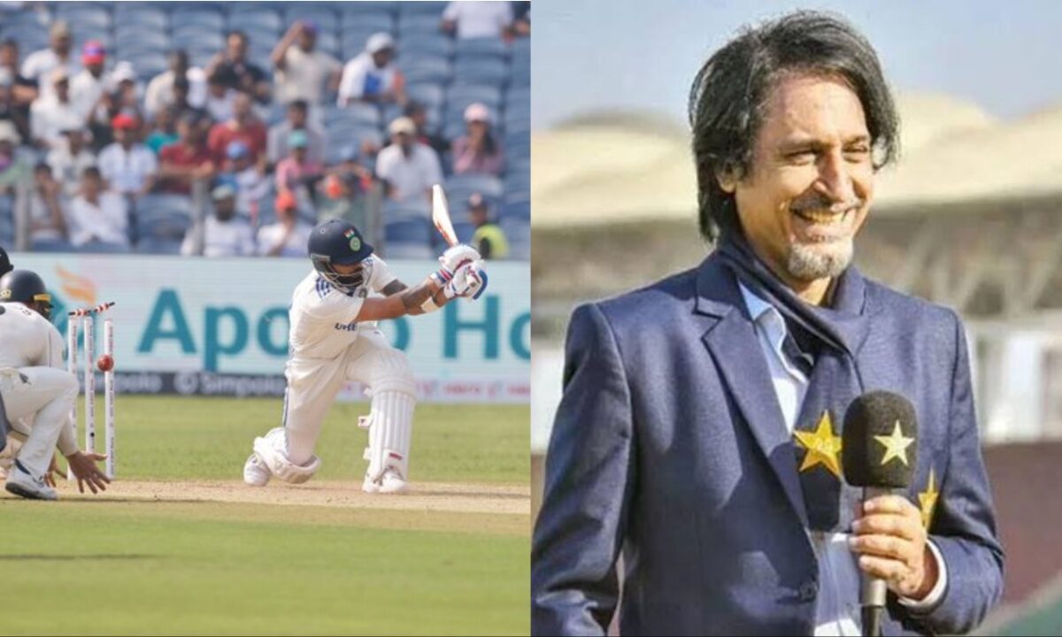 Virat Kohli of India and Ramiz Raja.