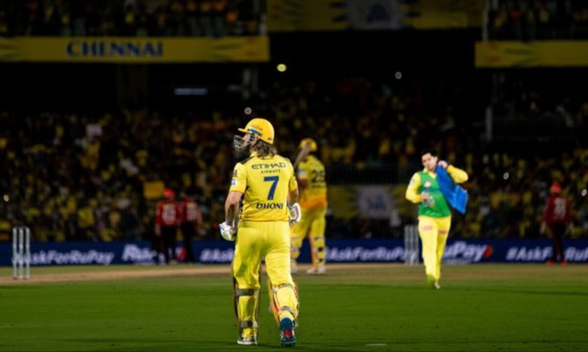 MS Dhoni of CSK franchise.