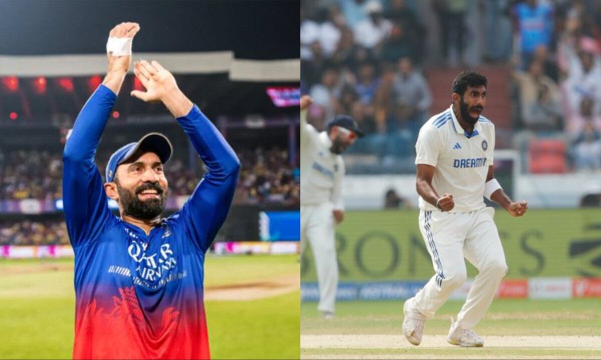 Jasprit Bumrah and Dinesh Karthik.