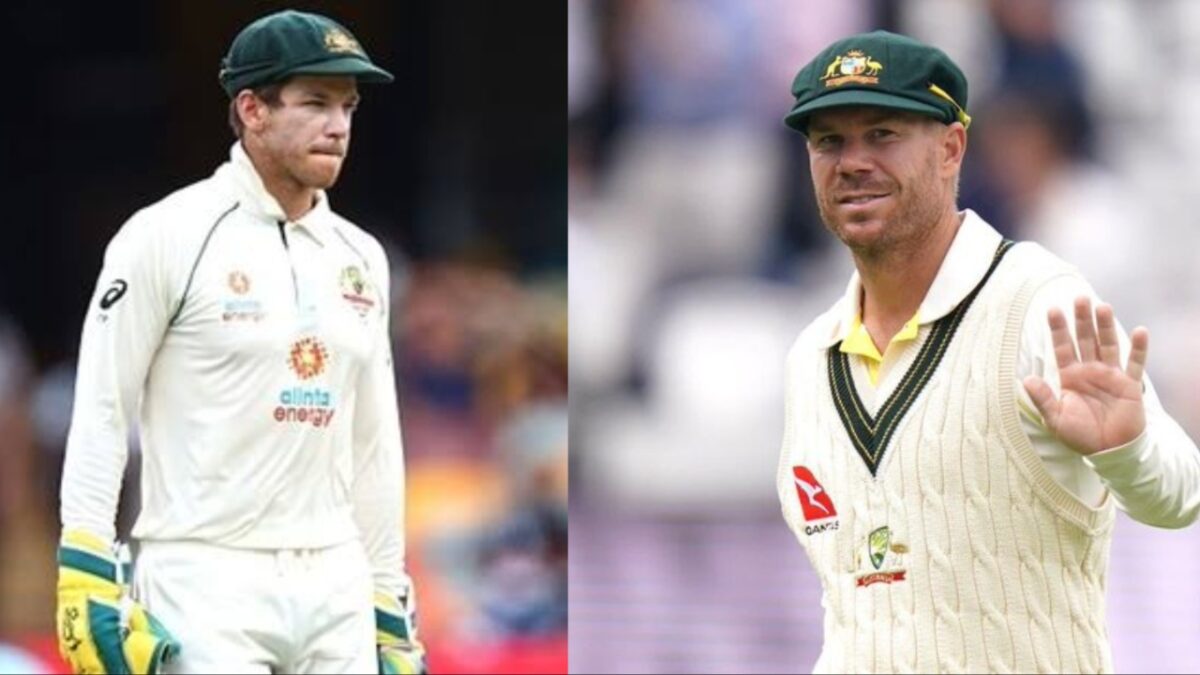 David Warner and Tim Paine.