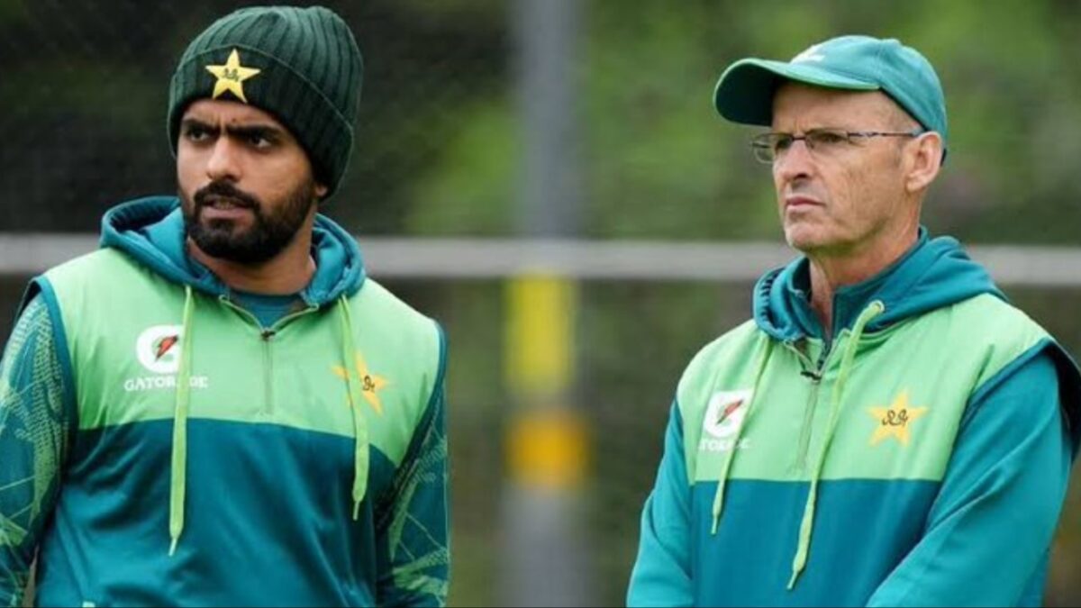 Babar Azam and Gary Kirsten.