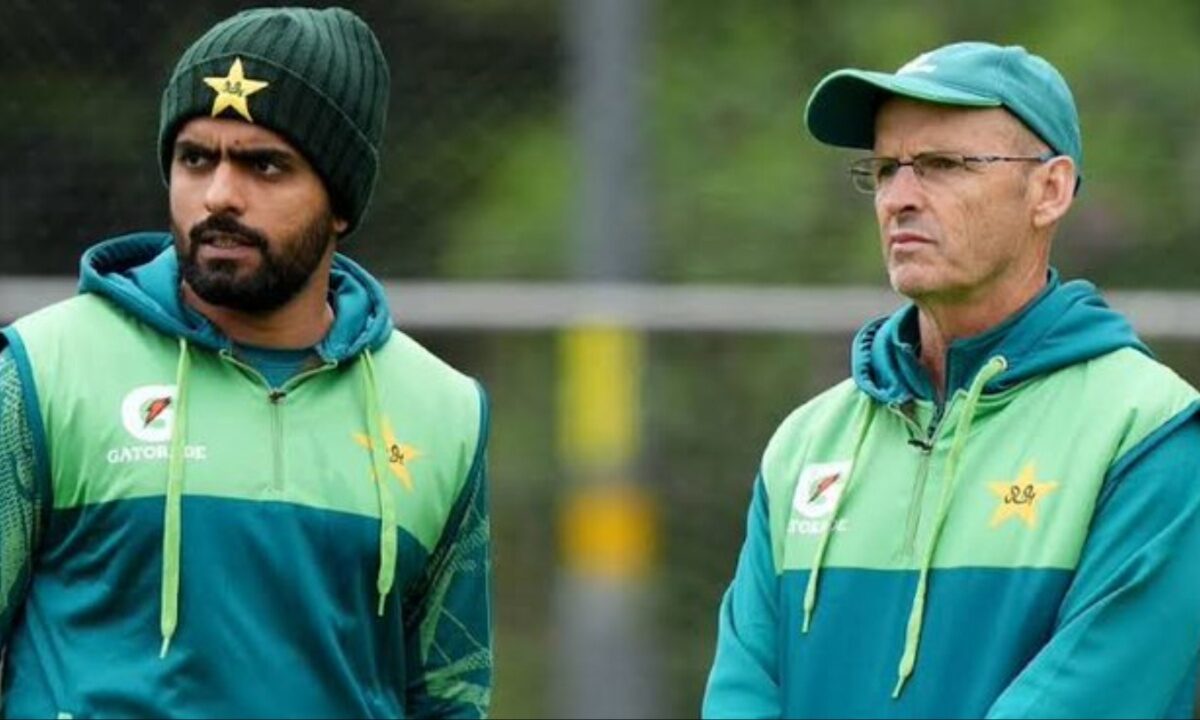 Babar Azam and Gary Kirsten.