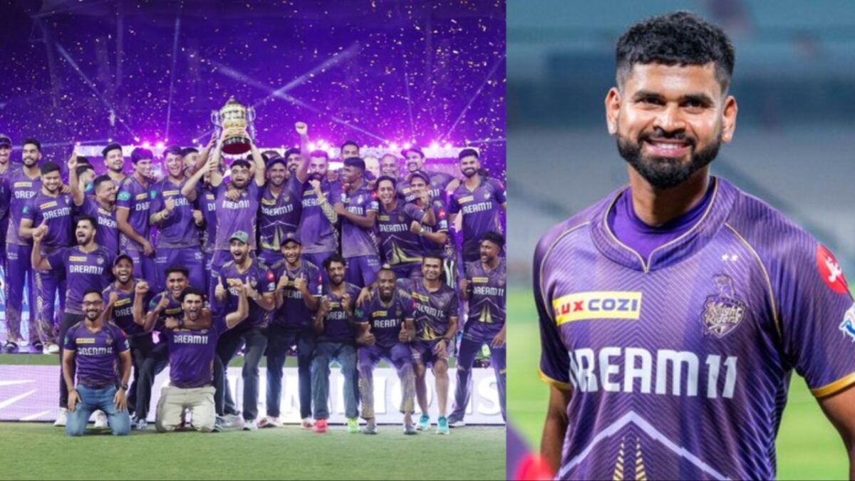 Shreyas Iyer in the Kolkata Knight Riders (KKR).