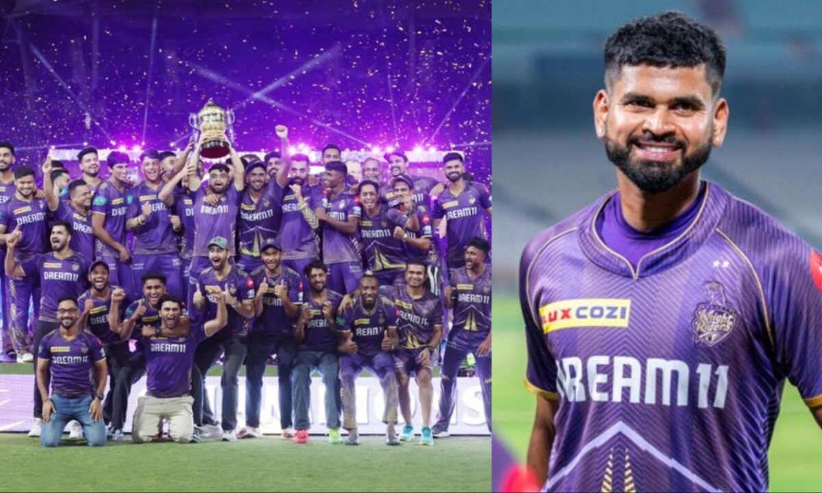 Shreyas Iyer in the Kolkata Knight Riders (KKR).