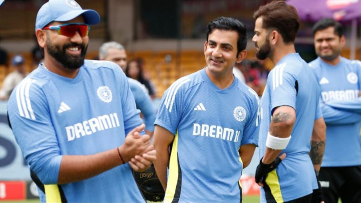 Gautam Gambhir, Rohit Sharma and Virat Kohli.