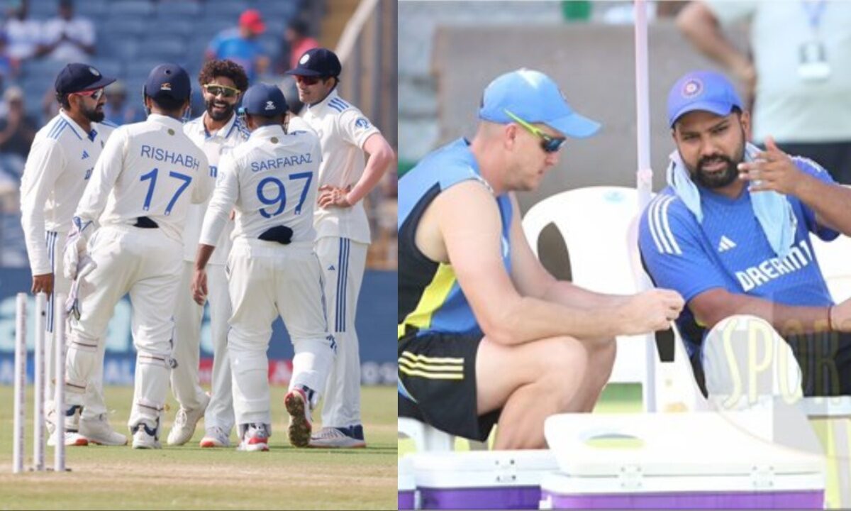 India Test team, captain Rohit Sharma and bowling coach Morne Morkel.