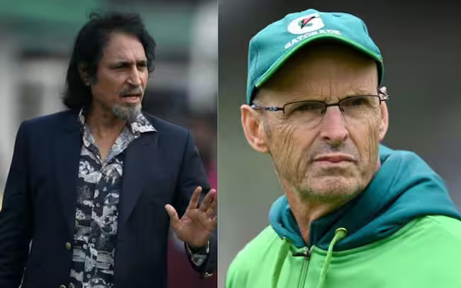 Ramiz Raja and Gary Kirsten