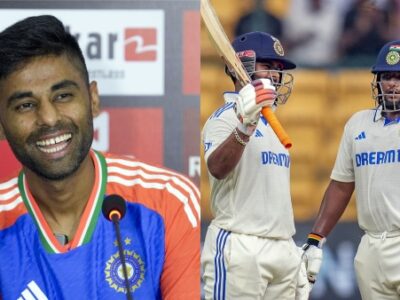 Rishabh Pant Helping Sarfaraz Khan Getting In Shape For Border-Gavaskar Trophy Series-Suryakumar Yadav