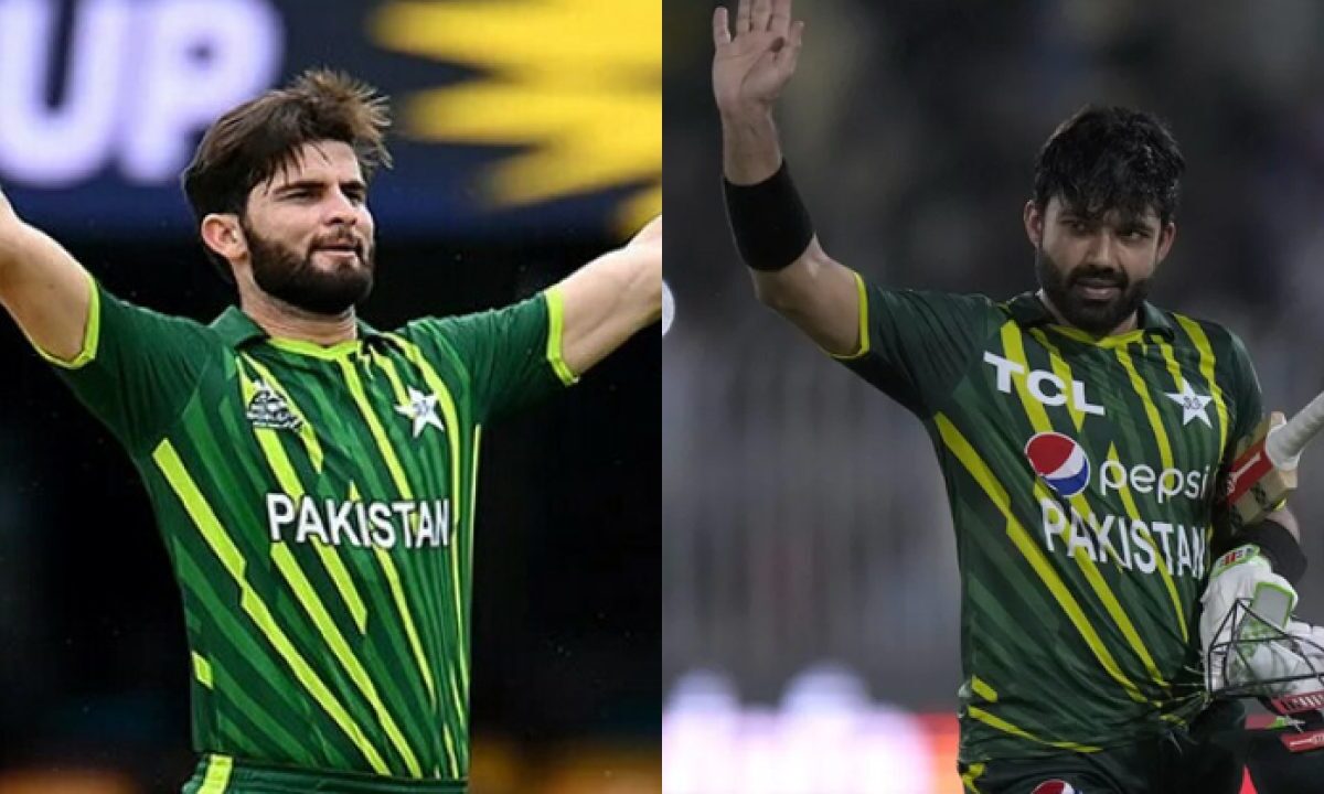 Shaheen Afridi And Mohammad Rizwan. Photo- PCB