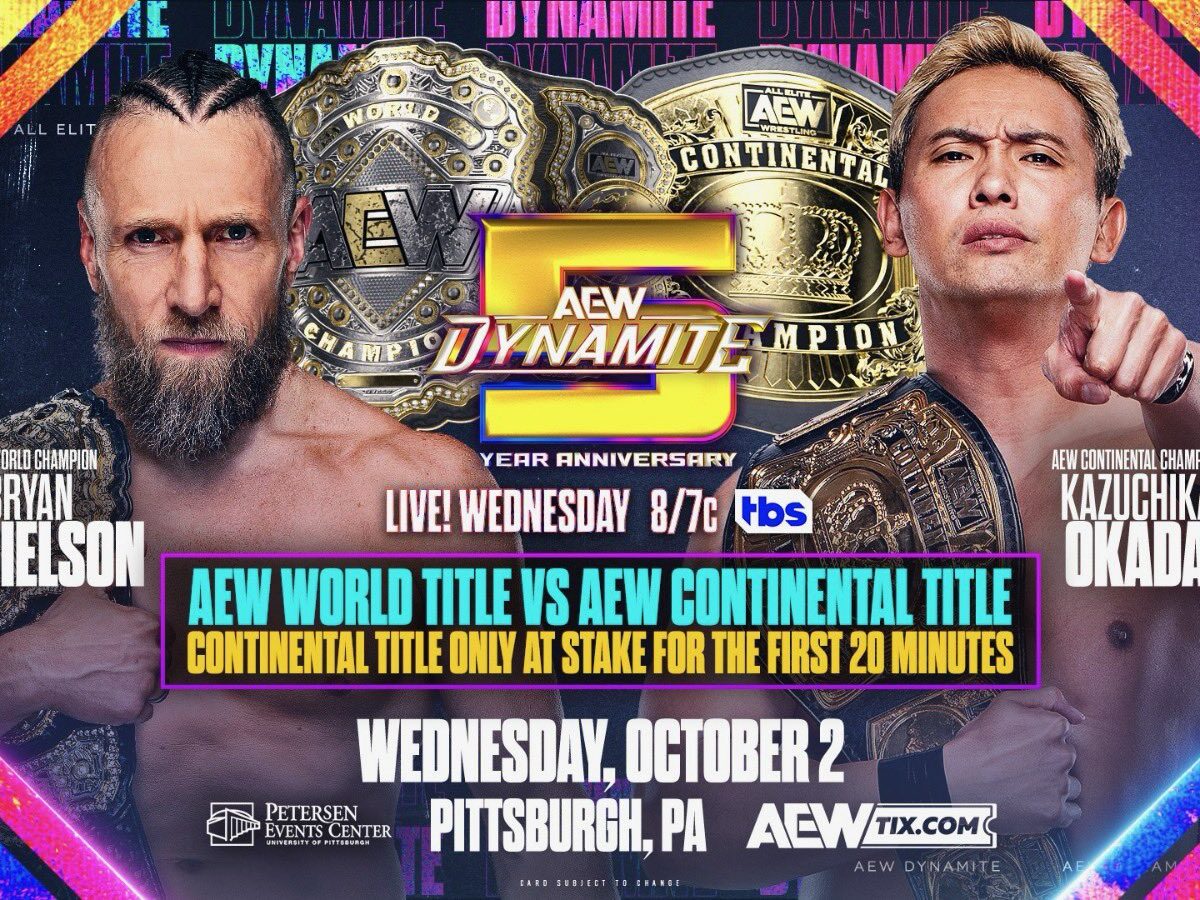 AEW Dynamite: Champion Vs. Champion Match Announced For 5th Anniversary Episode