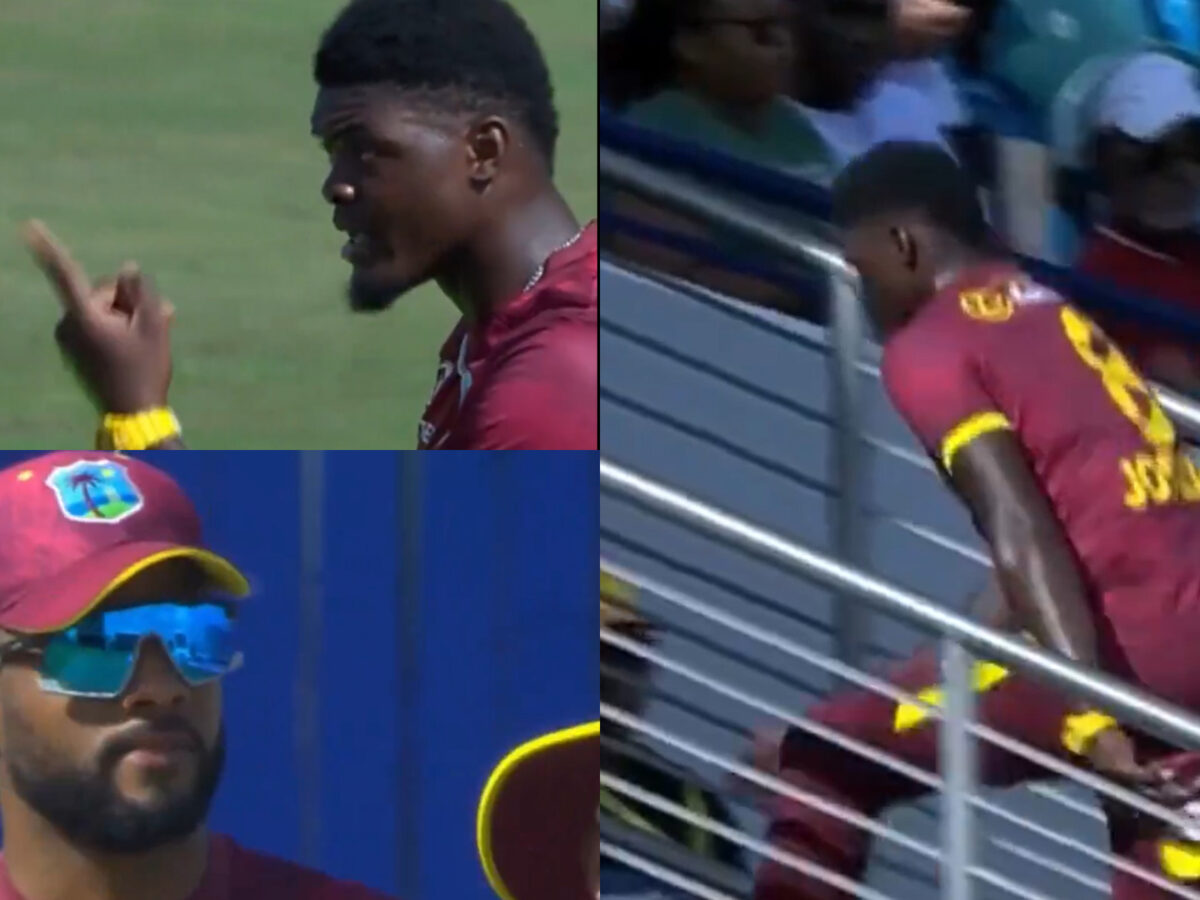 Watch- Alzarri Joseph Storms Off The Field After Heated Argument With Captain Shai Hope