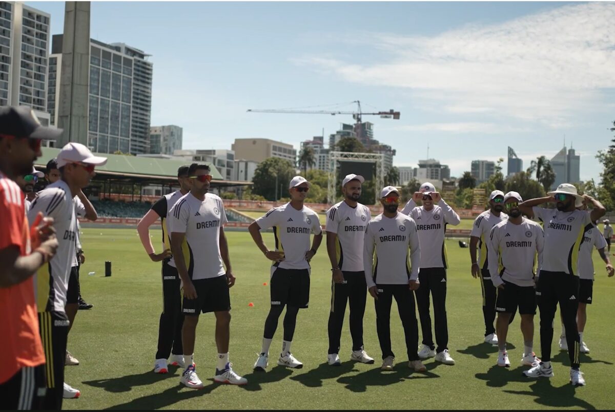 India in Perth. Photo- BCCI