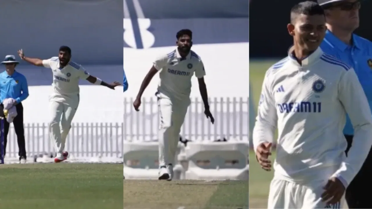 Jasprit Bumrah and Mohammed Siraj and Yashasvi Jaiswal