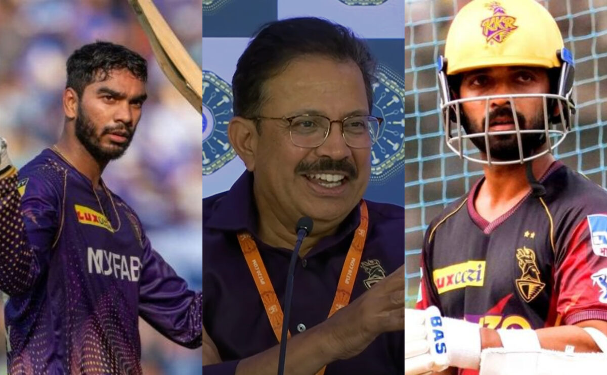 KKR's Ajinkya Rahane, Venkatesh Iyer, Venky Mysore