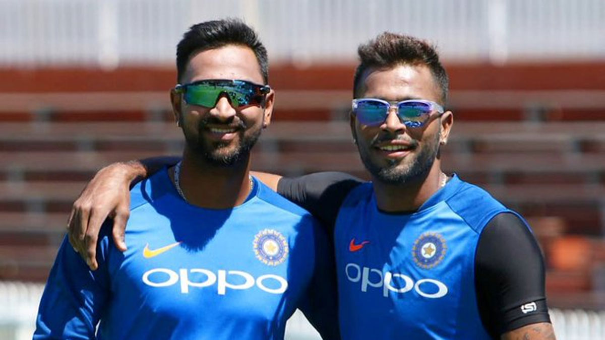 Krunal and Hardik Pandya. Photo- Getty