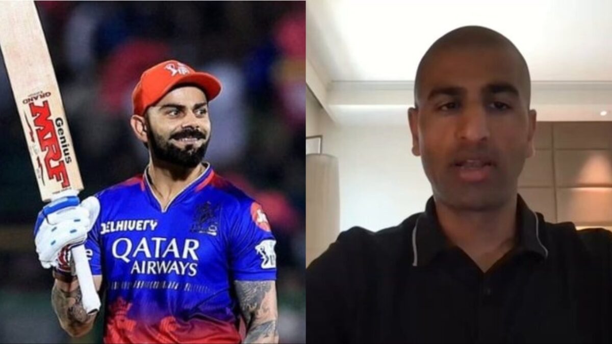 Virat Kohli and RCB Director of Cricket Mo Bobat.