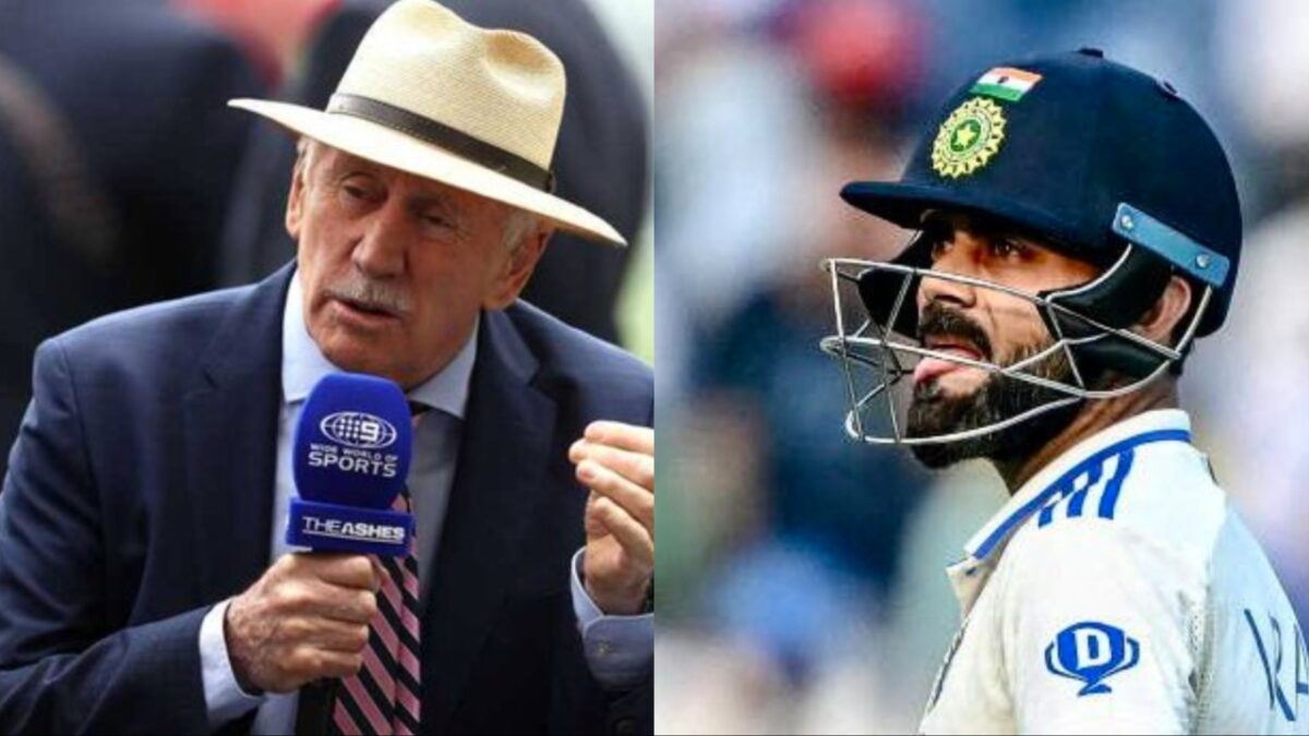 Virat Kohli and Ian Chappell.