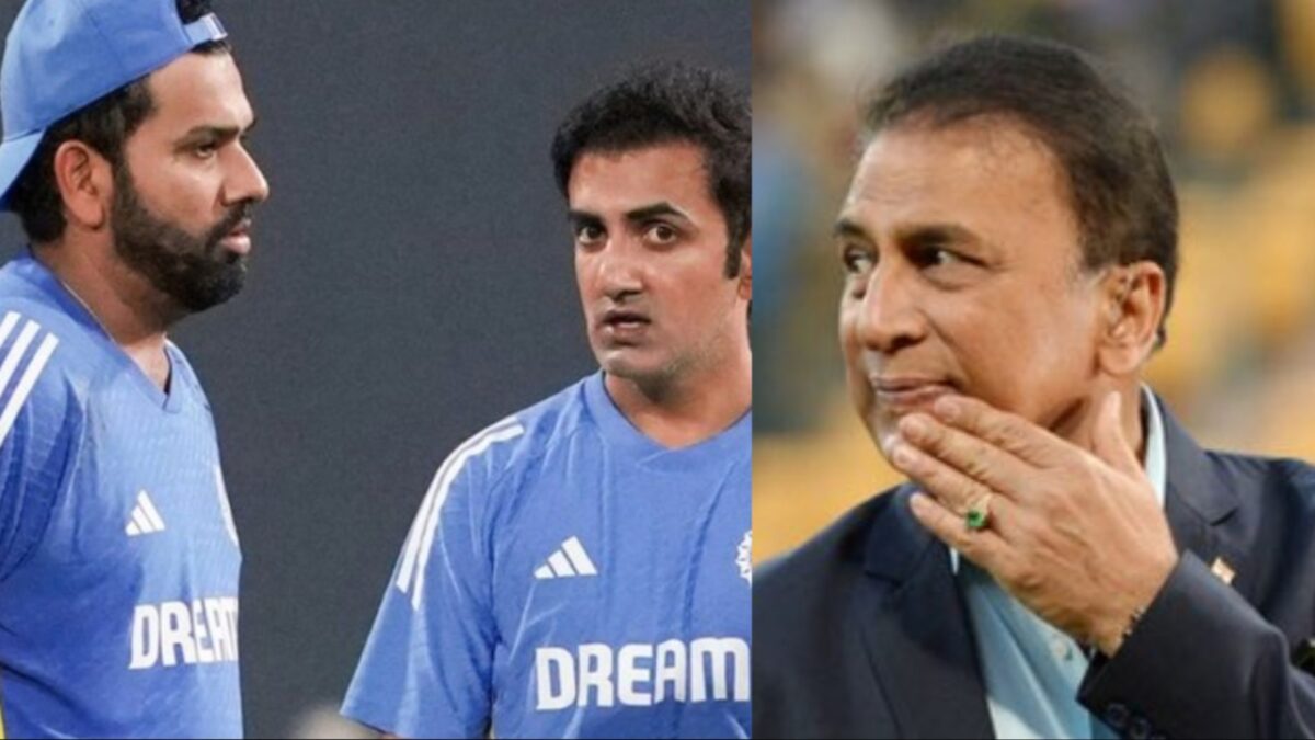 Gautam Gambhir, Rohit Sharma and Sunil Gavaskar.