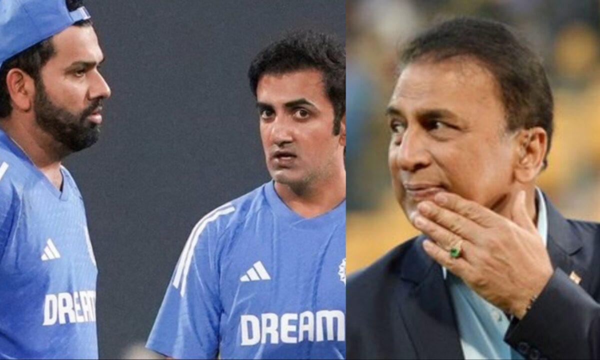 Gautam Gambhir, Rohit Sharma and Sunil Gavaskar.