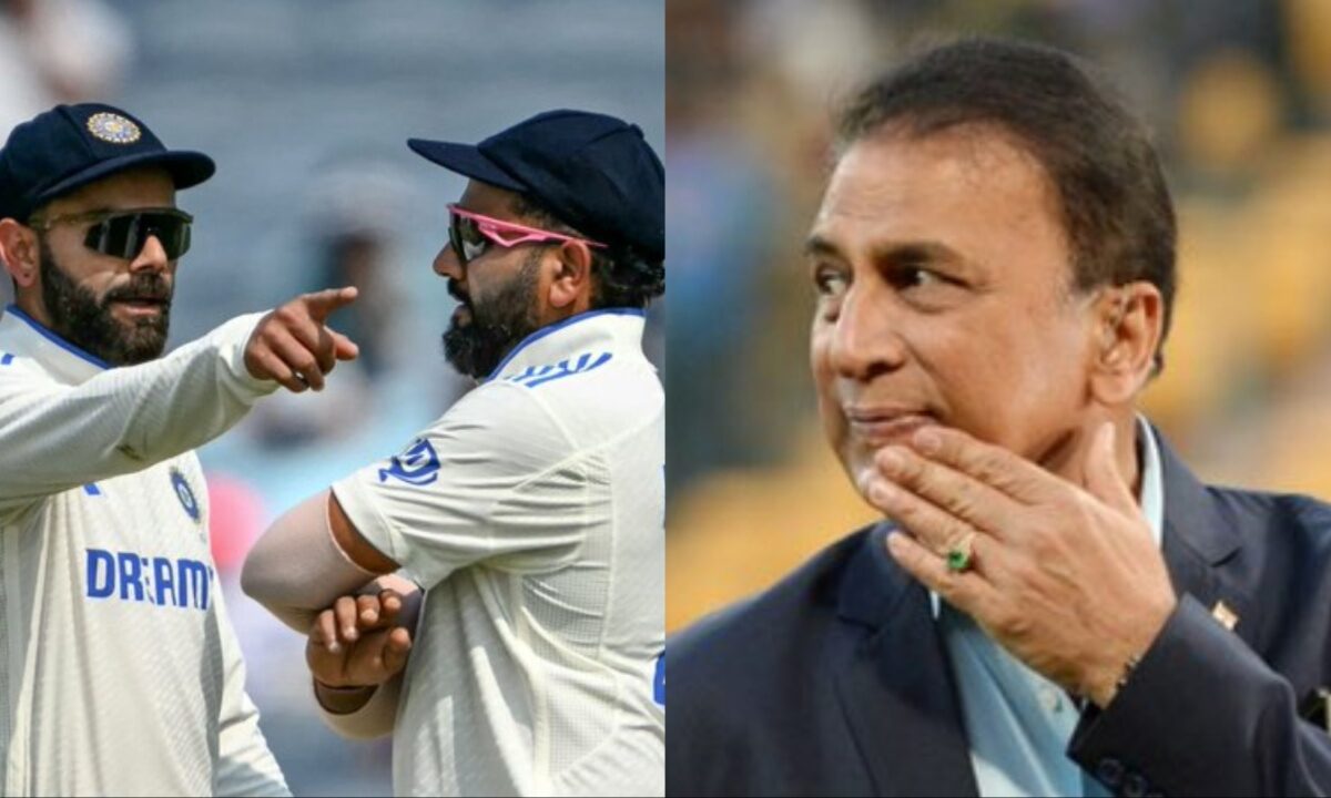 Sunil Gavaskar, Rohit Sharma and Virat Kohli.