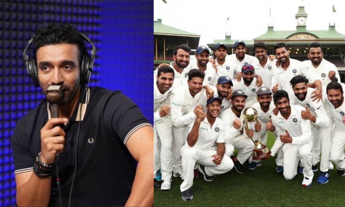 Robin Uthappa and India's Test Team.