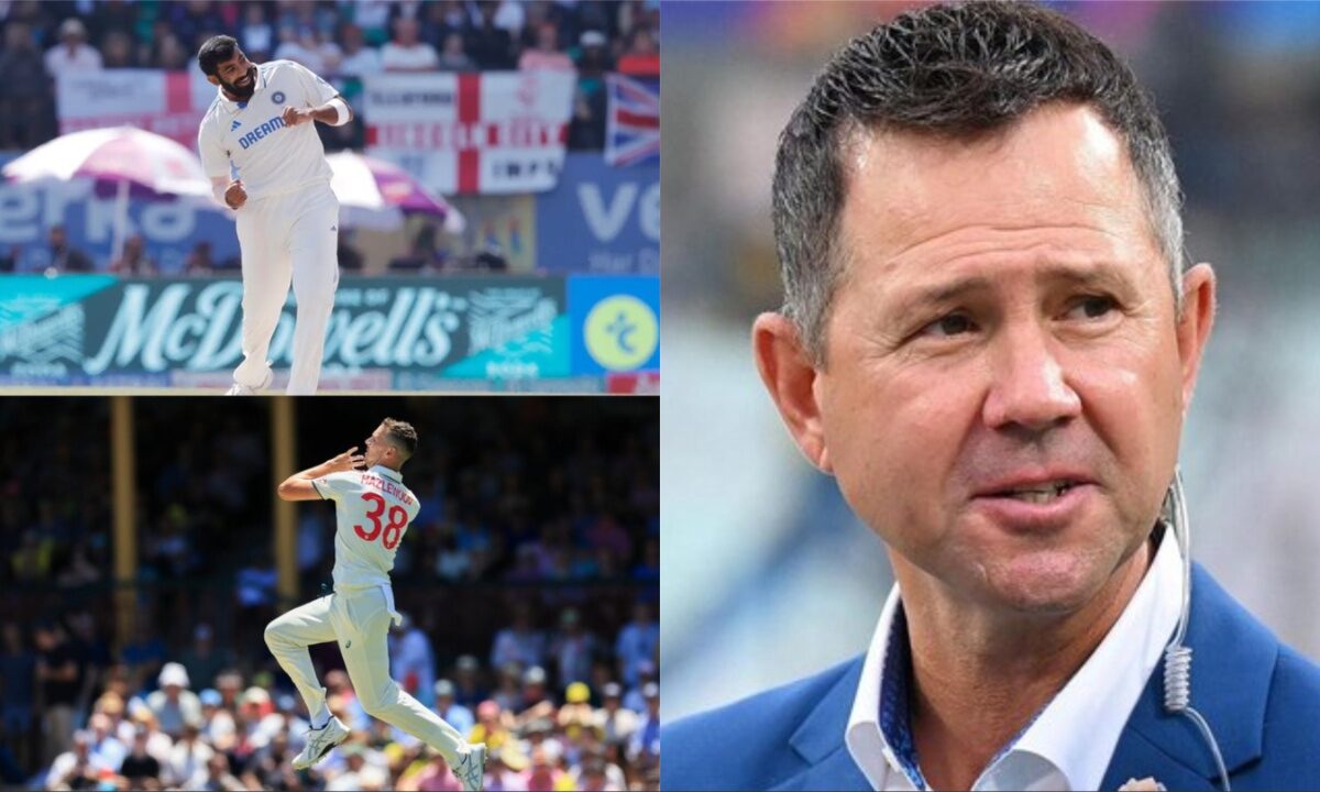 Ricky Ponting, Josh Hazlewood and Jasprit Bumrah.