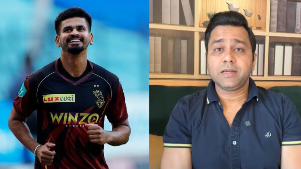 Shreyas Iyer and Aakash Chopra.