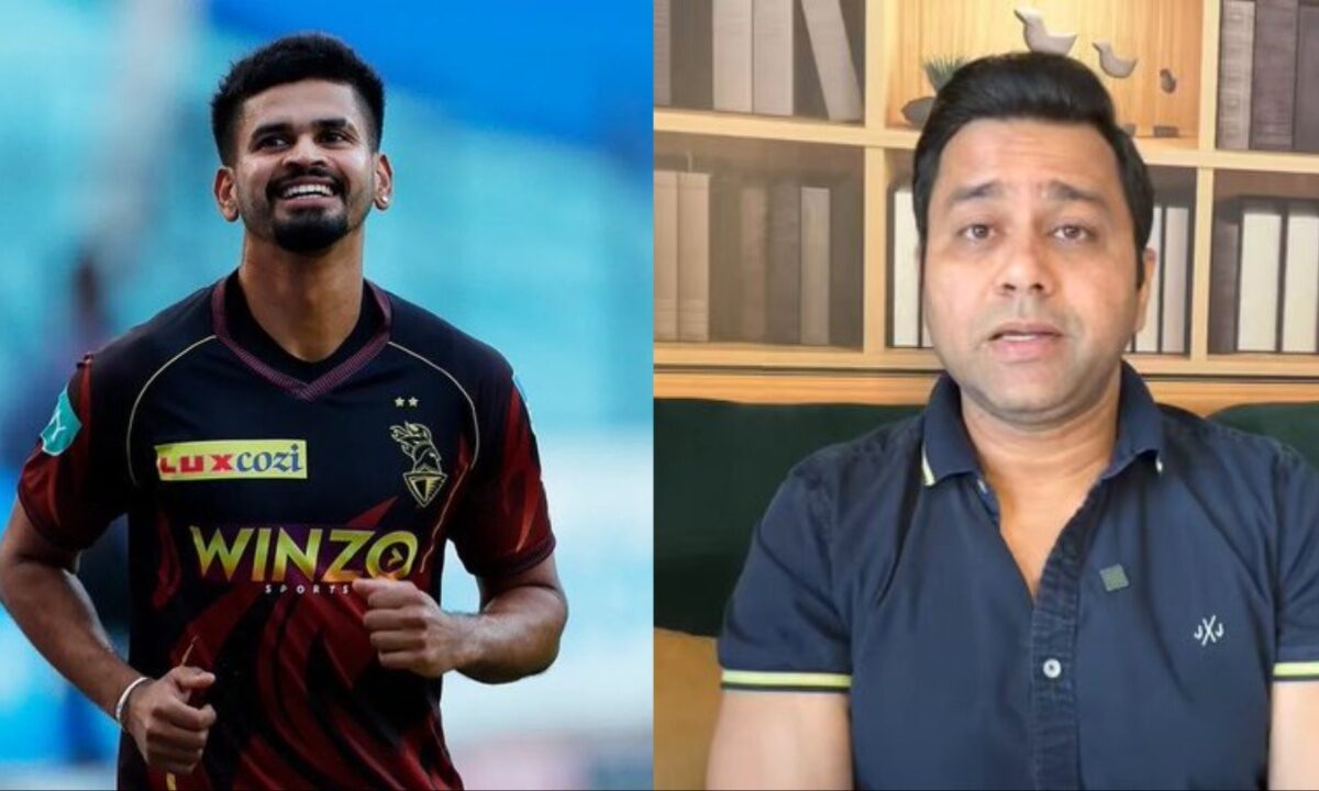 Shreyas Iyer and Aakash Chopra.