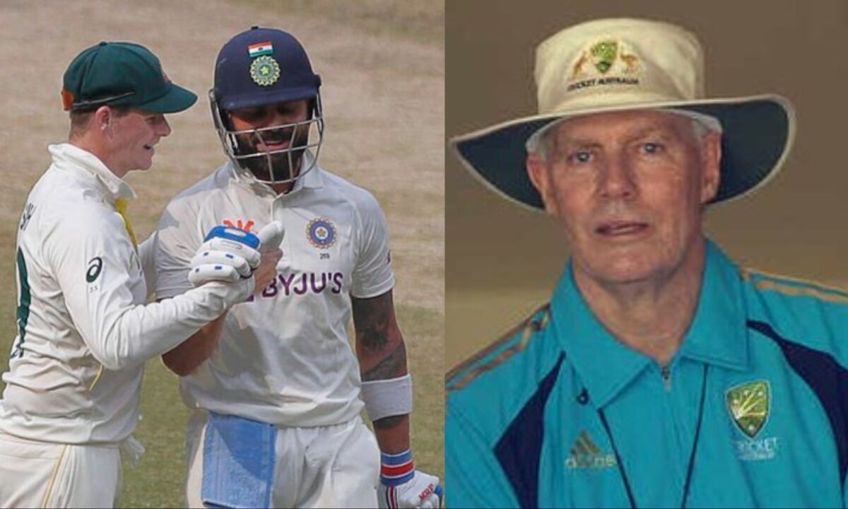 Virat Kohli, Steve Smith and Greg Chappell.