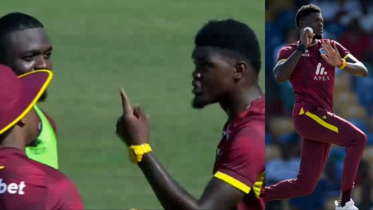 Alzarri Joseph for West Indies.