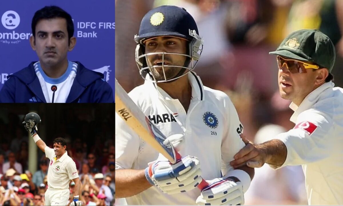 Ricky Ponting and Michael Hussey of Australia, and India's Gautam Gambhir and Virat Kohli.