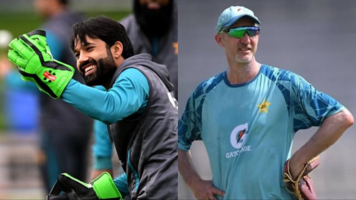 Mohammad Rizwan and Jason Gillespie.