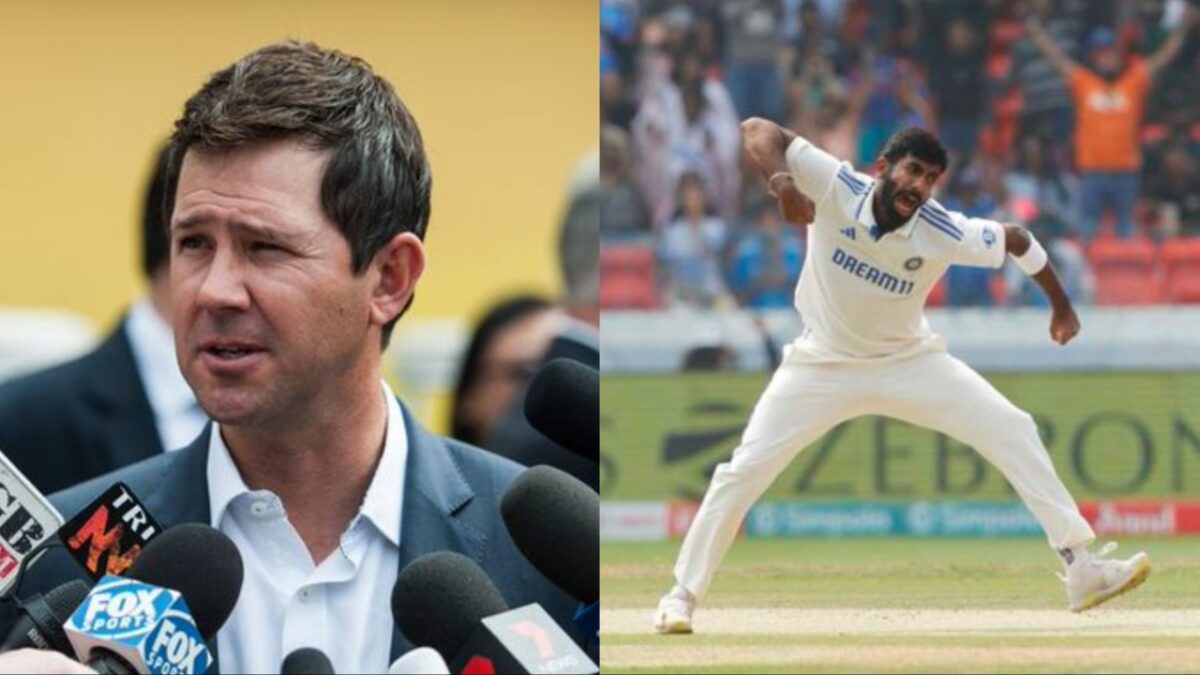 Ricky Ponting and Jasprit Bumrah.