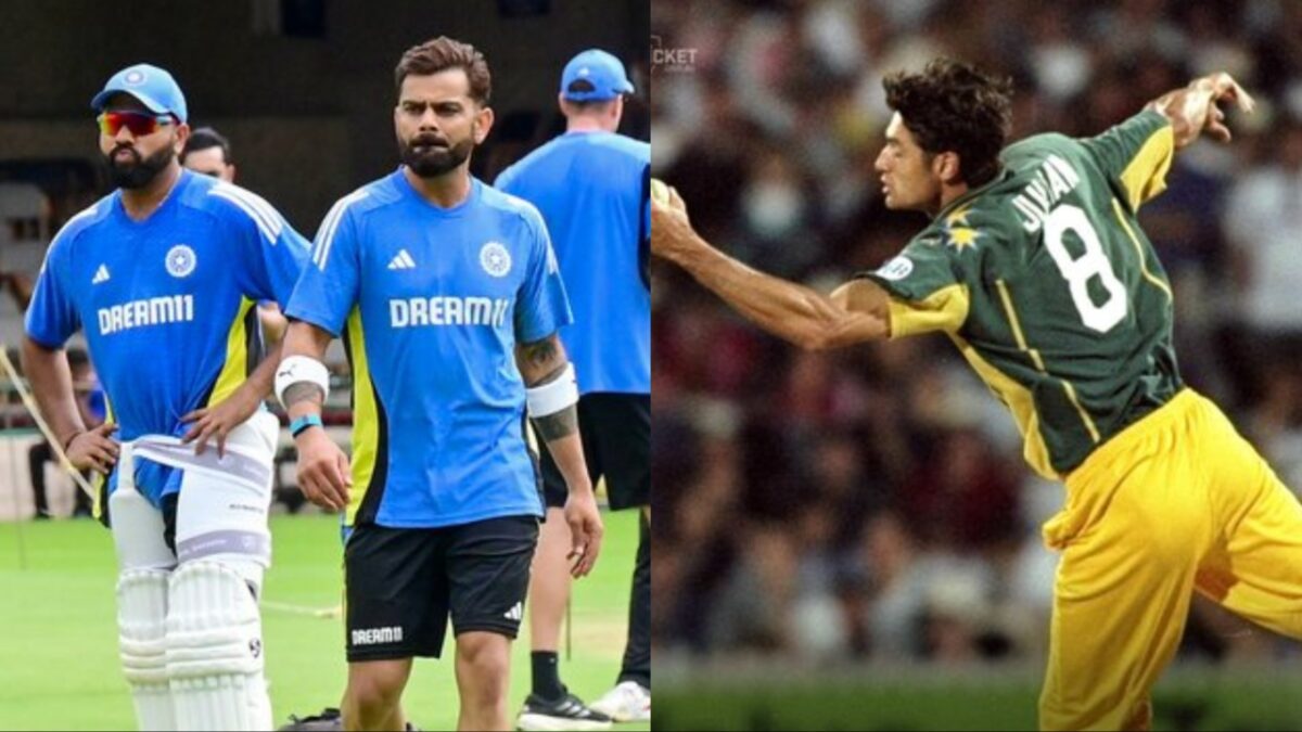 Brendon Julian, Virat Kohli and Rohit Sharma.