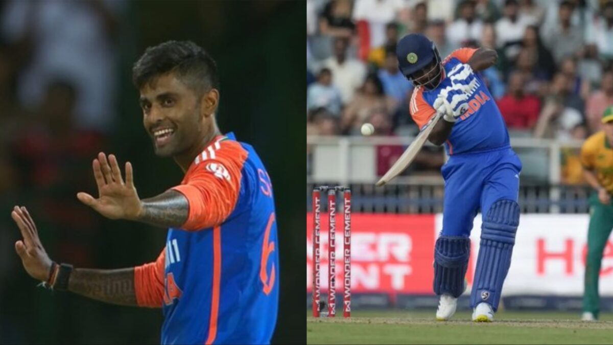 India's Sanju Samson and Suryakumar Yadav.