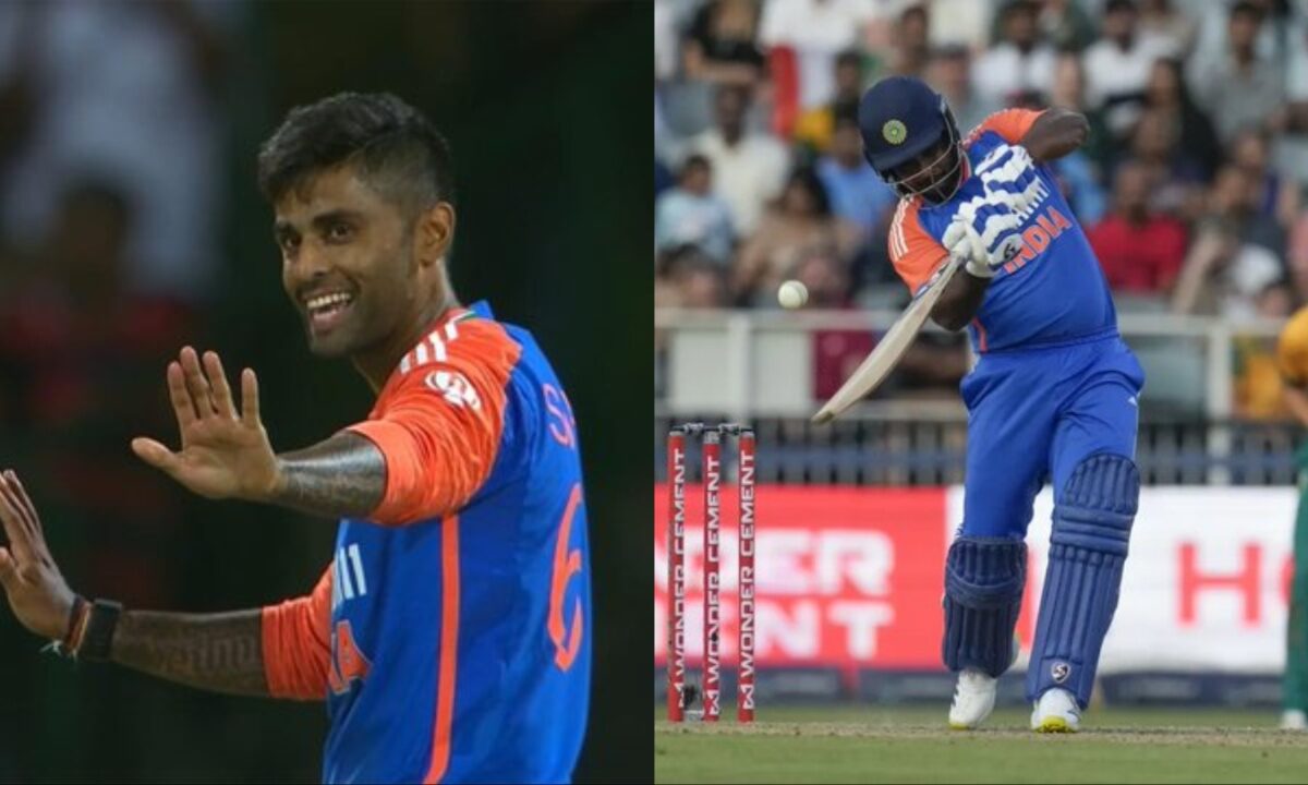 India's Sanju Samson and Suryakumar Yadav.