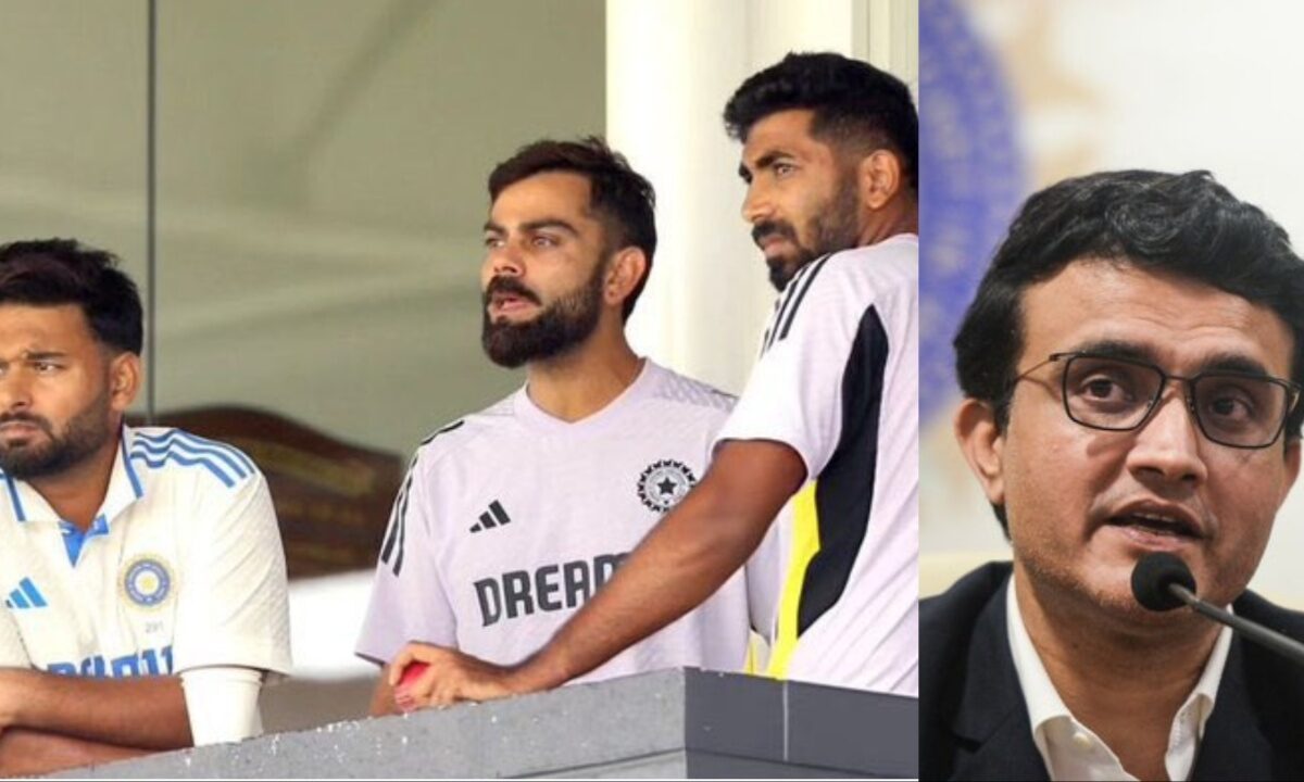 Sourav Ganguly, Virat Kohli, Jasprit Bumrah and Rishabh Pant.