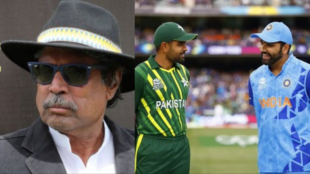 India's Kapil Dev and Rohit Sharma, Babar Azam of Pakistan.