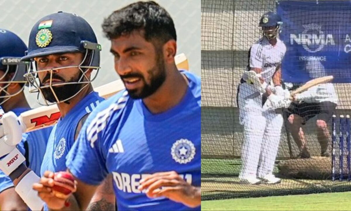 Yashasvi Jaiswal, Virat Kohli and Jasprit Bumrah of India.