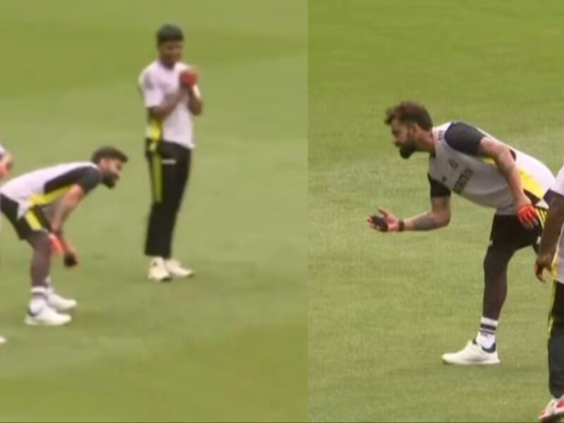 Watch: Comical Catch Of Sarfaraz Khan Leaves India Stars In Splits Before 1st Test vs Australia