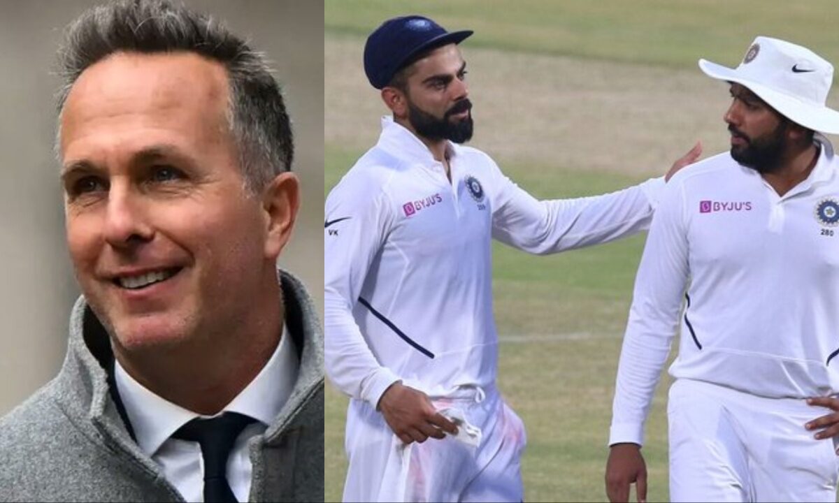 Michael Vaughan, Rohit Sharma and Virat Kohli.